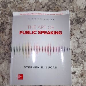 The Art of public speaking book/college book